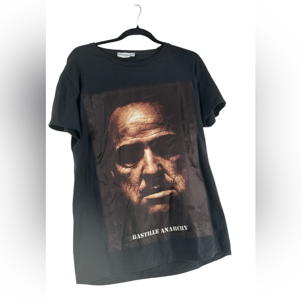 Bastille Rive Droite Black Short Sleeve T-Shirt 0581av Maglia Uomo Size Large